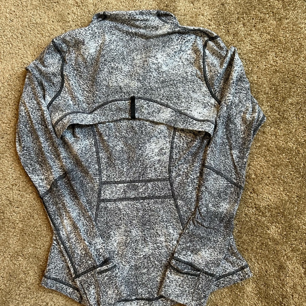 Lululemon Define Jacket Spray Jaquard White/Black - Picture 2 of 7